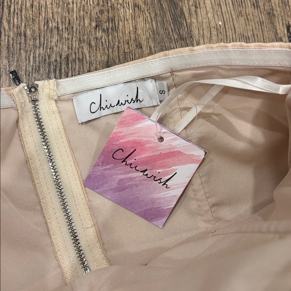 Chicwish Beige Sweet Knot Bustier Top (S) - Picture 3 of 8